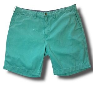 Polo Ralph Lauren 42 Seafoam Green Relaxed Fit Twill Chino 10" Preppy Golf Short